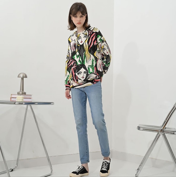 NWT Zara Printed Sweater - 5644/331 - Picture 4 of 11